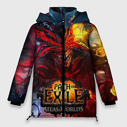 Куртка зимняя женская Path of Exile, цвет: 3D-черный