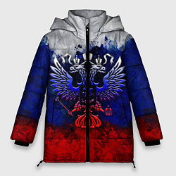 Женская зимняя куртка Россия Russia Герб