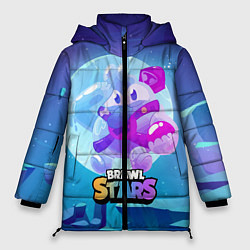 Куртка зимняя женская Сквик Squeak Brawl Stars, цвет: 3D-черный