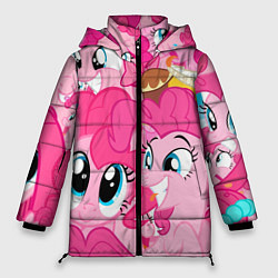 Женская зимняя куртка Pinkie Pie pattern