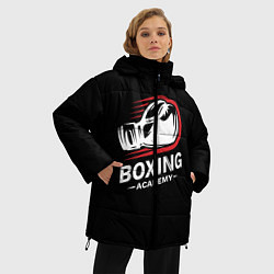 Куртка зимняя женская Бокс, цвет: 3D-черный — фото 2