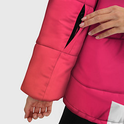 Куртка зимняя женская Обертка и Задний фон, цвет: 3D-черный — фото 2