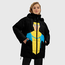 Куртка зимняя женская Неуязвимый Марк Грейсон, цвет: 3D-черный — фото 2