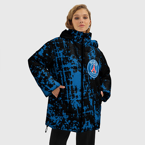 Женская зимняя куртка Пари Сен-Жермен Paris Saint-German / 3D-Черный – фото 3