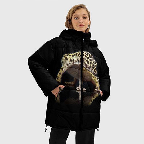Женская зимняя куртка ЭУБЛЕФАР EUBLEPHARIS / 3D-Черный – фото 3
