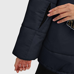 Куртка зимняя женская Шахматный Король, цвет: 3D-черный — фото 2