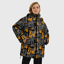 Куртка зимняя женская Basketball, цвет: 3D-черный — фото 2