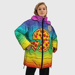 Куртка зимняя женская D j Пицца, цвет: 3D-черный — фото 2