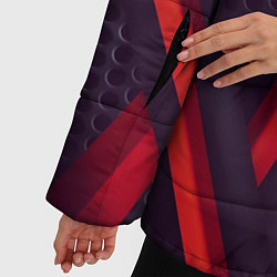 Куртка зимняя женская СПОРТ ЛИНИИ 3D, цвет: 3D-светло-серый — фото 2