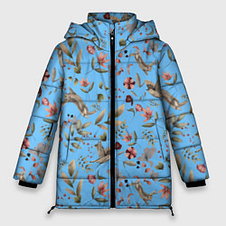 Женская зимняя куртка Кролик и Синичка