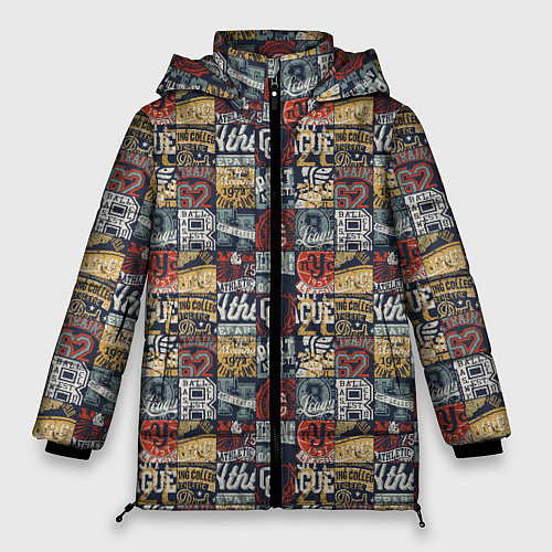 Женская зимняя куртка Легкоатлет / 3D-Красный – фото 1