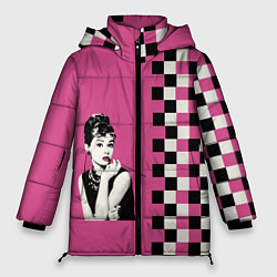 Куртка зимняя женская Энди Уорхолл Одри Хебберн, цвет: 3D-черный