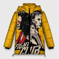 Куртка зимняя женская Бойцовский Клуб Три личности, цвет: 3D-светло-серый