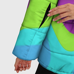 Куртка зимняя женская Калейдоскоп, цвет: 3D-светло-серый — фото 2