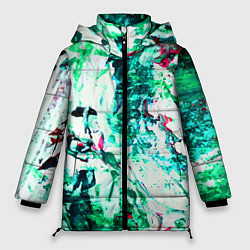 Куртка зимняя женская Берюза Морской, цвет: 3D-черный