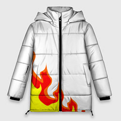 Куртка зимняя женская Огонь, цвет: 3D-черный