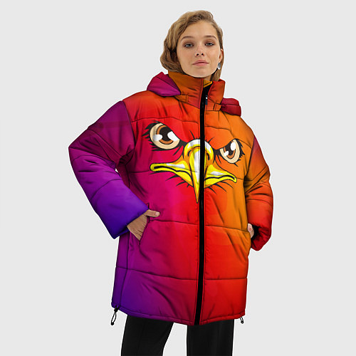 Женская зимняя куртка ОРЁЛ / 3D-Черный – фото 3