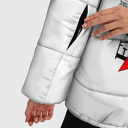 Куртка зимняя женская EVANGELION ПИЛОТ EVA, цвет: 3D-светло-серый — фото 2