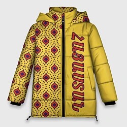 Куртка зимняя женская Pattern Armenia, цвет: 3D-черный