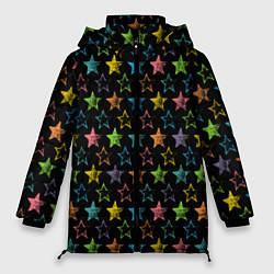 Куртка зимняя женская Парад звезд, цвет: 3D-черный