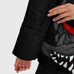 Куртка зимняя женская Атака вампиров, цвет: 3D-черный — фото 2