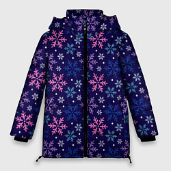 Женская зимняя куртка Ночные Снежинки