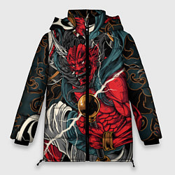 Куртка зимняя женская БОГ ГРОМА РАЙДЗИН, цвет: 3D-красный