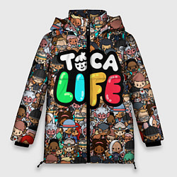 Куртка зимняя женская Toca Life, цвет: 3D-черный