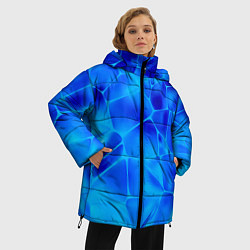 Куртка зимняя женская Ice Under Water, цвет: 3D-светло-серый — фото 2