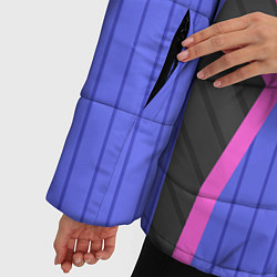 Куртка зимняя женская НЕОНОВЫЙ КОСТЮМ БРОНЯ УНИСЕКС, цвет: 3D-черный — фото 2