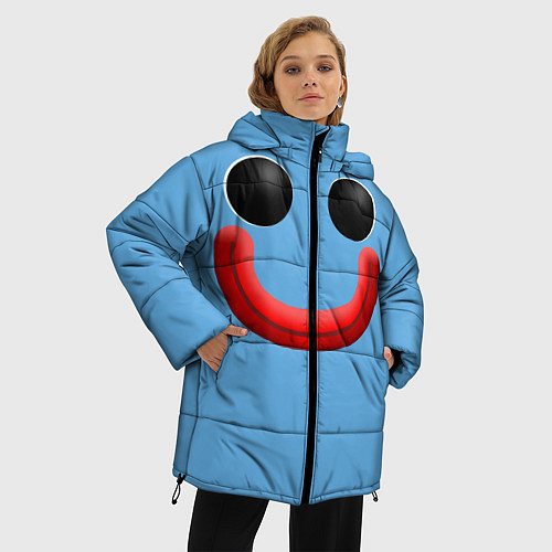 Женская зимняя куртка Huggy Waggy smile / 3D-Красный – фото 3