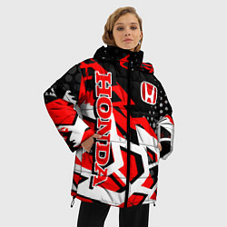 Куртка зимняя женская Honda Хонда, цвет: 3D-черный — фото 2