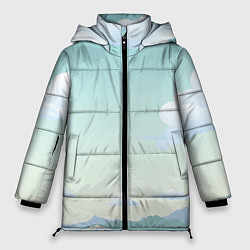 Куртка зимняя женская Чистая природа, цвет: 3D-черный