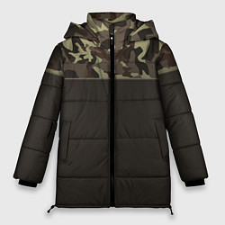 Куртка зимняя женская Камуфляж 3 0, цвет: 3D-светло-серый