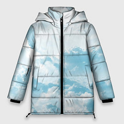 Куртка зимняя женская Плотные облака, цвет: 3D-черный