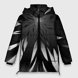Куртка зимняя женская Абстракция 353-3, цвет: 3D-черный