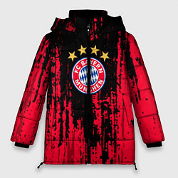 Куртка зимняя женская Bayern Munchen: Бавария, цвет: 3D-красный