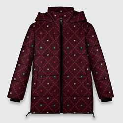 Куртка зимняя женская Knitted Texture, цвет: 3D-светло-серый