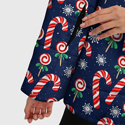 Куртка зимняя женская Christmas Candy, цвет: 3D-красный — фото 2
