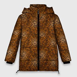 Куртка зимняя женская Тигры Tigers, цвет: 3D-светло-серый