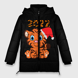 Куртка зимняя женская Маленький тигр 2022, цвет: 3D-красный
