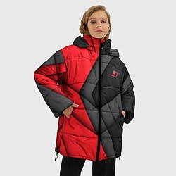 Куртка зимняя женская ST FORD спина, цвет: 3D-светло-серый — фото 2