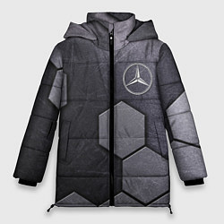 Куртка зимняя женская Mercedes-Benz vanguard pattern, цвет: 3D-черный