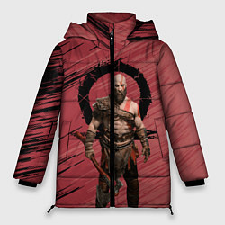 Куртка зимняя женская Кратос God of War, цвет: 3D-черный