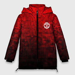 Женская зимняя куртка MU red-black