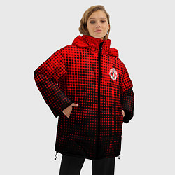 Куртка зимняя женская MU red-black, цвет: 3D-черный — фото 2