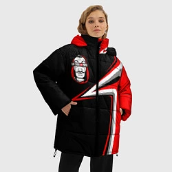 Куртка зимняя женская LA CASA DE PAPEL БУМАЖНЫЙ ДОМ, цвет: 3D-красный — фото 2