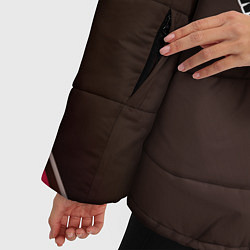 Куртка зимняя женская Diluc Ragnvindr Дилюк Рагнвиндр, Genshin Impact, цвет: 3D-красный — фото 2