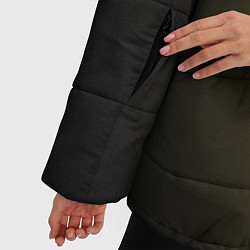 Куртка зимняя женская Градиентные полосы, цвет: 3D-черный — фото 2