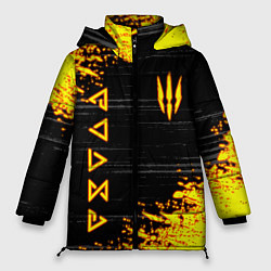 Куртка зимняя женская The Witcher Neon, цвет: 3D-светло-серый